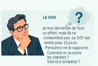 Scène 3 sur trois, tensions entre directions